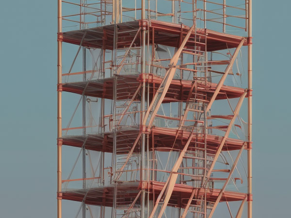 沈陽(yáng)租賃腳手架采取必要的防護(hù)措施，確保施工人員和周圍人員的人身安全！